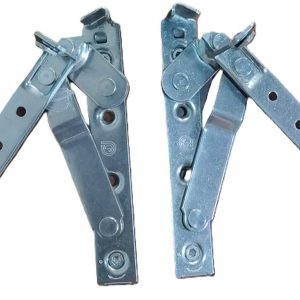 Pair of left and right steel adjustable ratchet hinges for sofa headrest angle adjustment