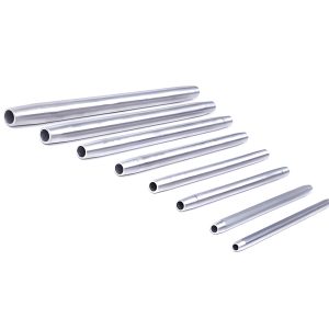 Seamless aluminum splicing sleeves for overhead power transmission conductors