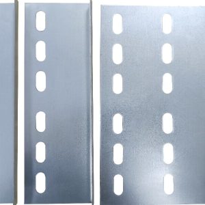 Galvanized and aluminum cable tray coupler plate splice plate with slotted holes