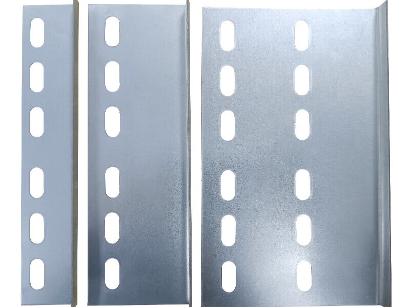 Galvanized and aluminum cable tray coupler plate splice plate with slotted holes