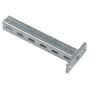 Hot dip galvanized steel cable tray vertical post with welded base plate