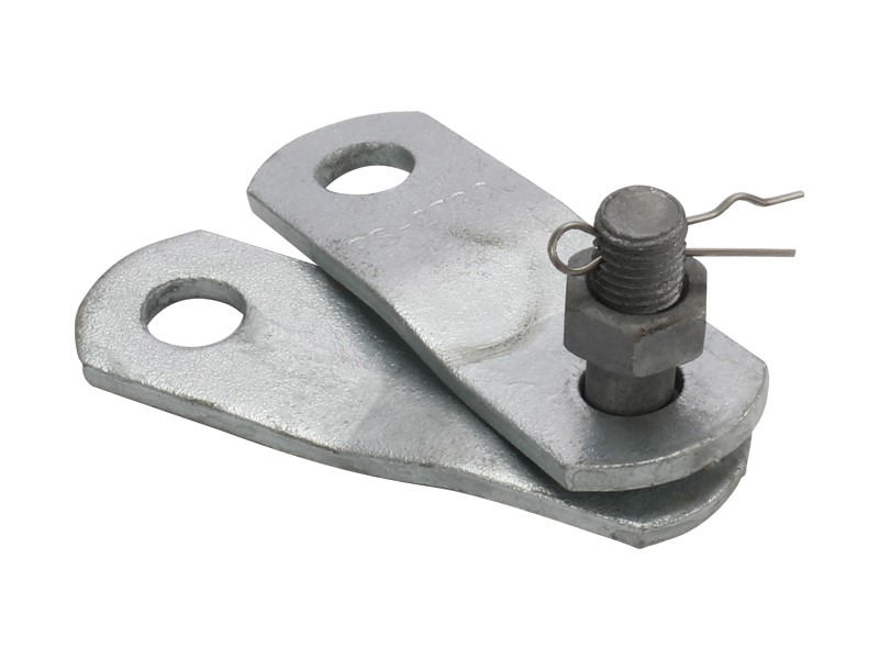 PS series structural steel hot dip galvanized parallel clevis plate with bolt and cotter pin
