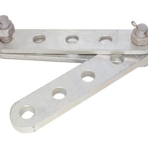 PT series carbon steel hot dip galvanized adjusting plate hardware with bolts
