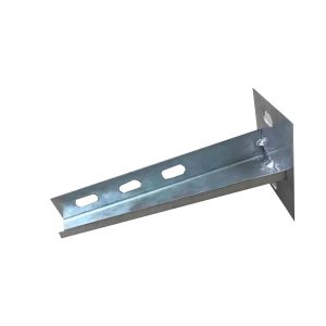 Single hot dip galvanized cable tray cantilever bracket support arm
