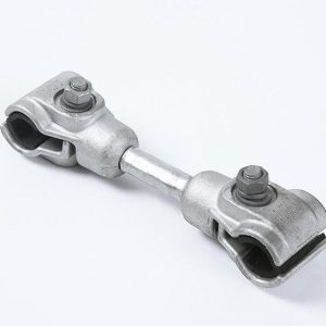 Twin bundle conductor spacer damper for overhead transmission line