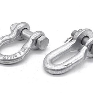 U series drop forged steel hot dip galvanized u shackle insulator hardware