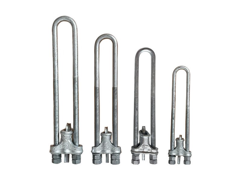 UT Type Clamp for Stay Wires | HDG Steel - YiHaoPower - Image 2