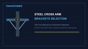 Heavy-Duty Steel Cross Arm Brackets for Distribution Lines: Structural Deflection & Corrosion Protection Guide